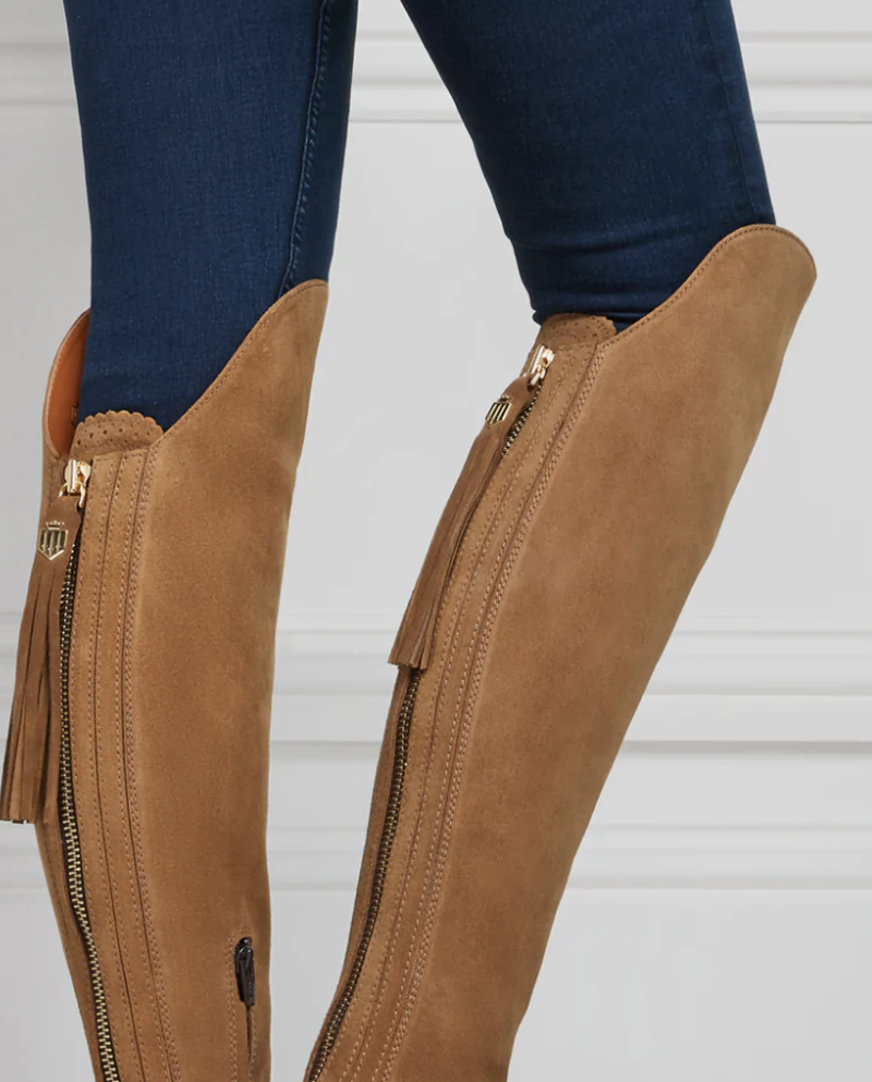 Fairfax and Favor Amira Suede Flat Tan size 36-3